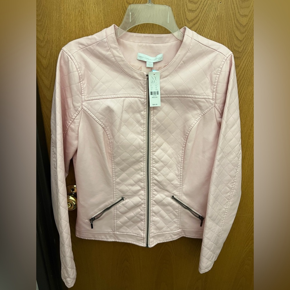 Women's Pink Quilted Jacket